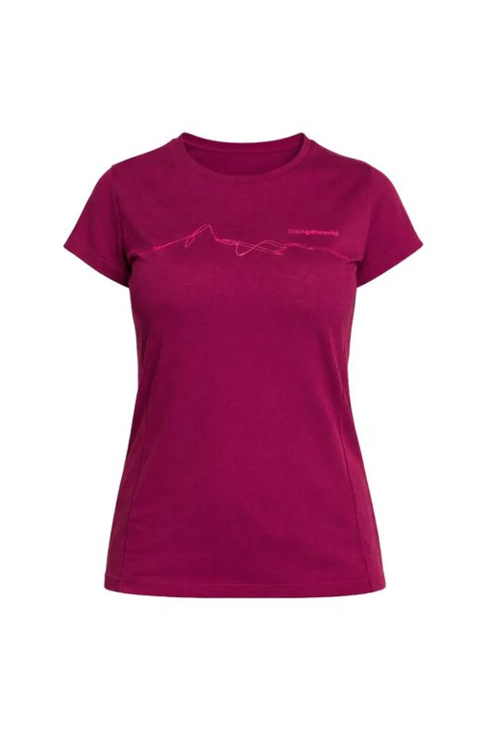 T-shirt Biella Beet Red - Tee Shirt Mc | Trango