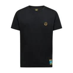 T-Shirt Climbing On The Moon Nero Giallo - Tee Shirt Mc | La Sportiva