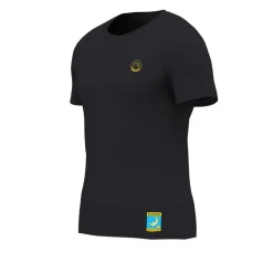 T-Shirt Climbing On The Moon Nero Giallo - Tee Shirt Mc | La Sportiva