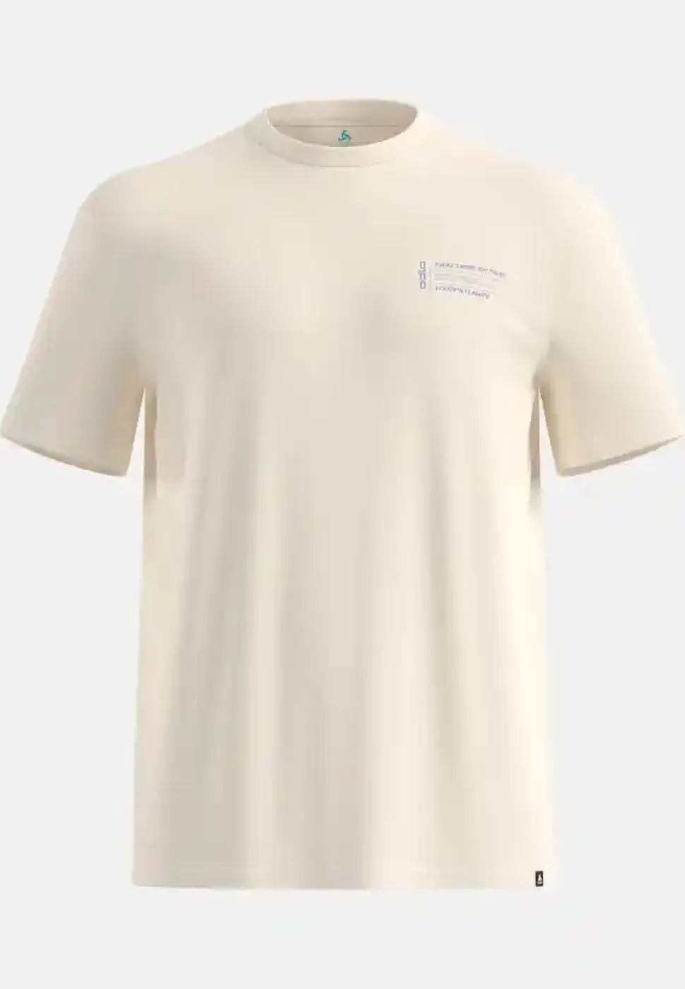 T-Shirt Cotton Blend Unlimited Gardenia - Tee Shirt Mc | Odlo