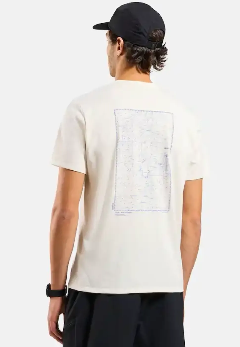 T-Shirt Cotton Blend Unlimited Gardenia - Tee Shirt Mc | Odlo