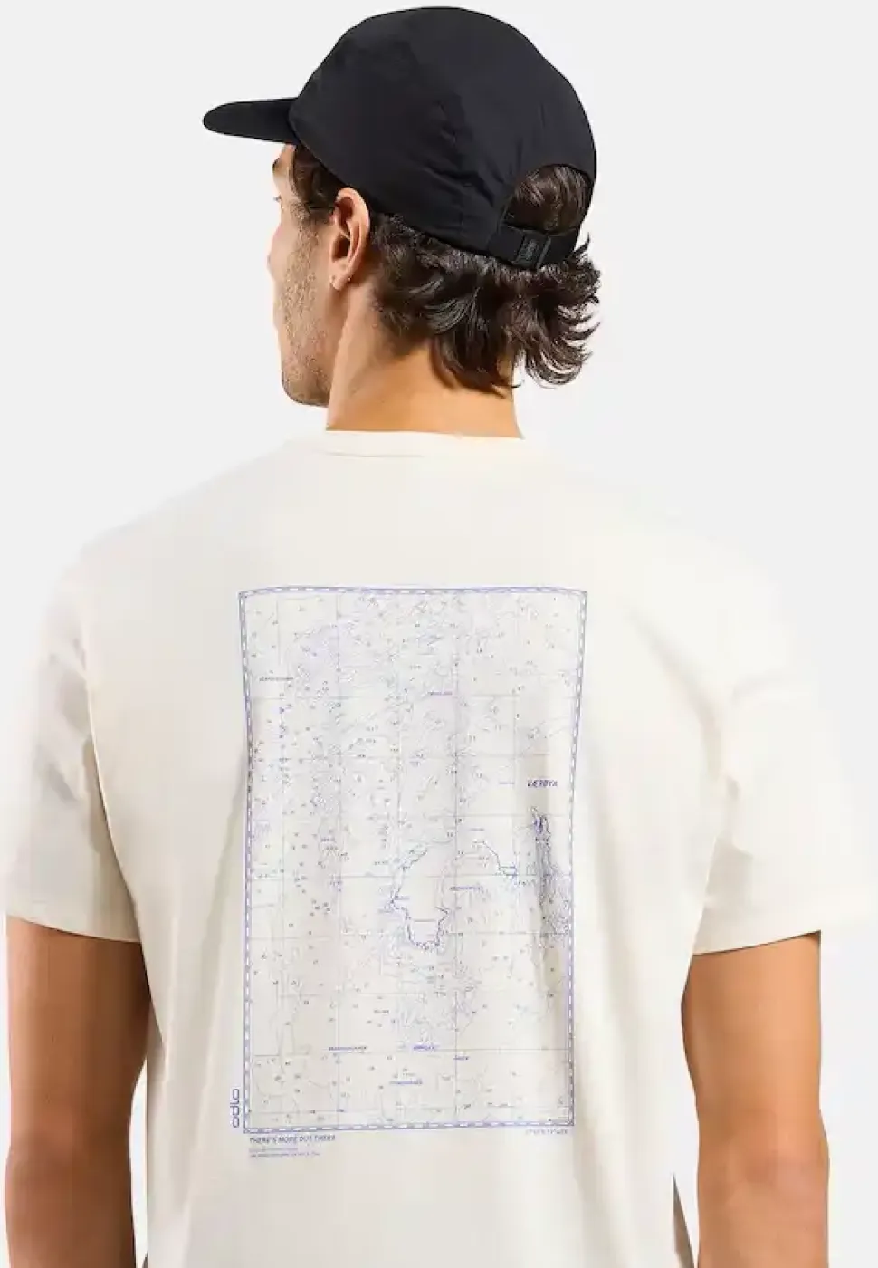 T-Shirt Cotton Blend Unlimited Gardenia - Tee Shirt Mc | Odlo