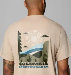 T-Shirt Csc Outdoor Back Graphic Ancient Fossil Shining - Tee Shirt Mc | Columbia