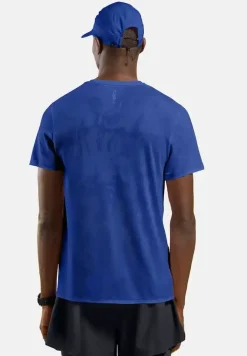T-shirt Cubic Light Dazzling Blue - Tee Shirt Mc | Odlo