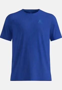 T-shirt Cubic Light Dazzling Blue - Tee Shirt Mc | Odlo
