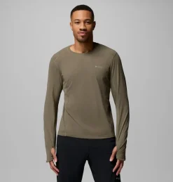 T-Shirt Diamond Peak Pro Stone Green - Tee Shirt Ml | Columbia Sportswear