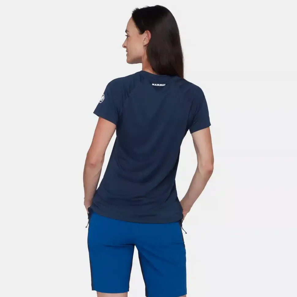 T-Shirt Ducan Fl Femme Marine - Tee Shirt Mc | Mammut