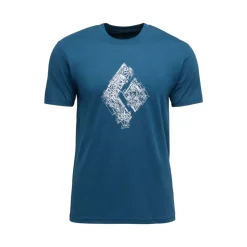 T-shirt Engineered Diamond Indigo - Taille L | Black Diamond