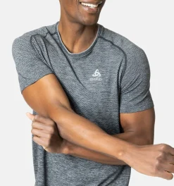 T-shirt Essential Seamless Grey - Tee Shirt Mc | Odlo