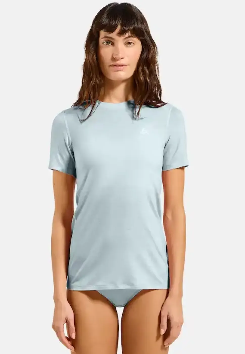T-Shirt Femme 160 Baby Blue - Tee Shirt Mc | Odlo