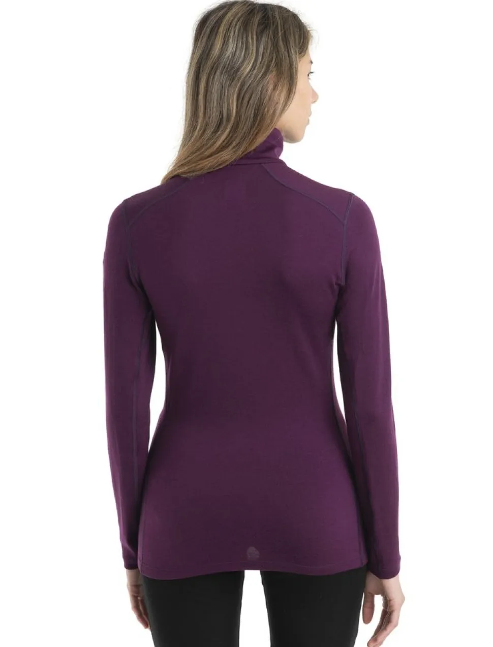 T-shirt Femme 260 Tech Ls Half Zip Nightshade | Icebreaker