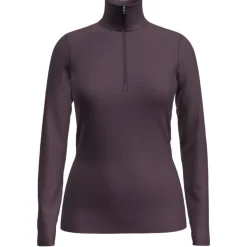 T-shirt Femme 260 Tech Ls Half Zip Nightshade | Icebreaker