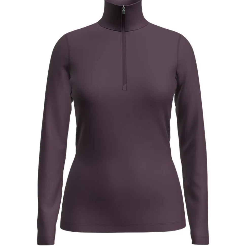 T-shirt Femme 260 Tech Ls Half Zip Nightshade | Icebreaker