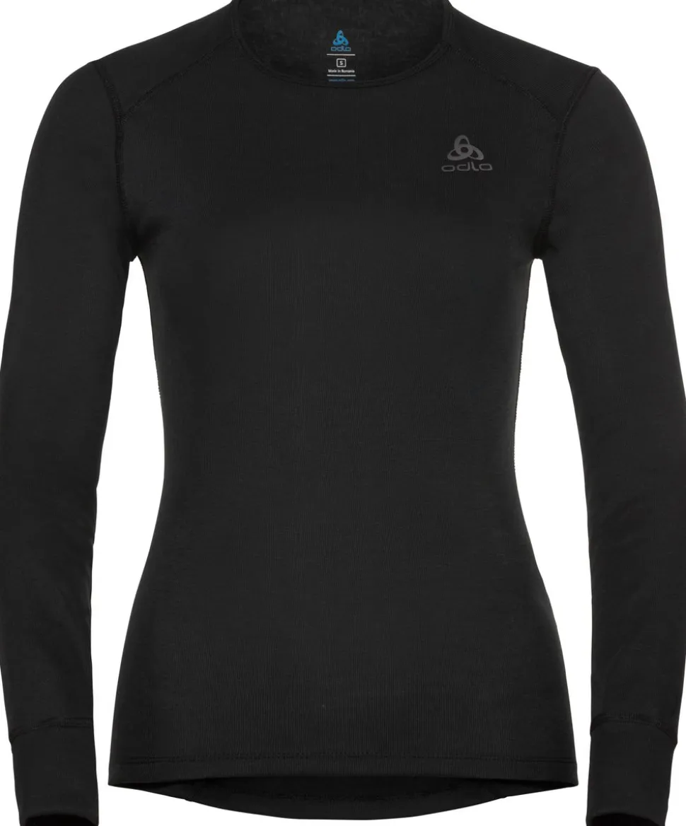 T-shirt Femme Active Warm Eco Noir - Tee Shirt Ml | Odlo