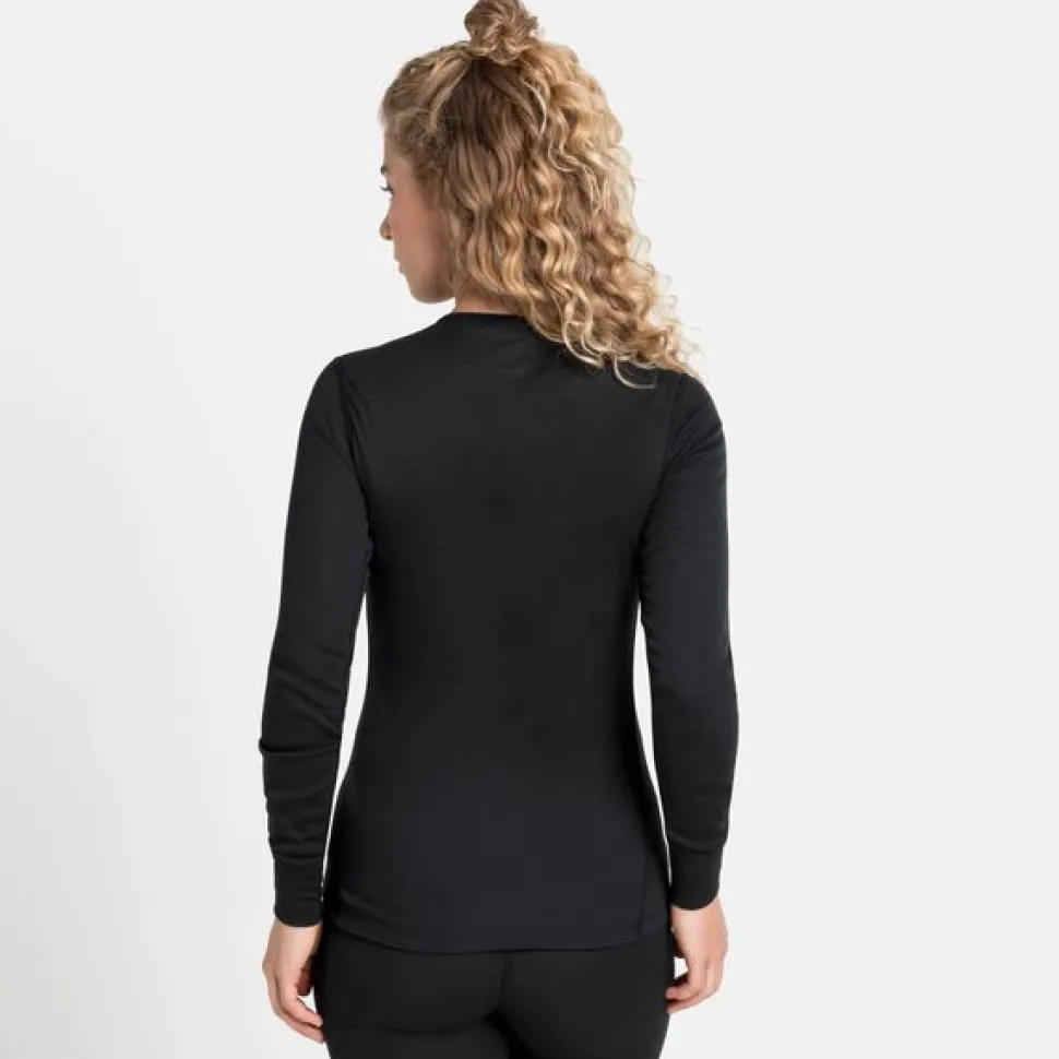 T-shirt Femme Active Warm Eco Noir - Tee Shirt Ml | Odlo