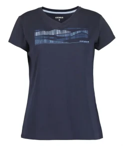T-Shirt Femme Beaune Marine - Tee Shirt Mc | Icepeak