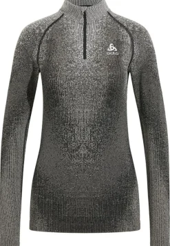T-shirt Femme Blackcomb Eco Turtle Neck Black - Tee Shirt Ml | Odlo