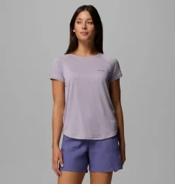 T-Shirt Femme Bogata Bay Lavender Pearl - Tee Shirt Mc | Columbia Sportswear
