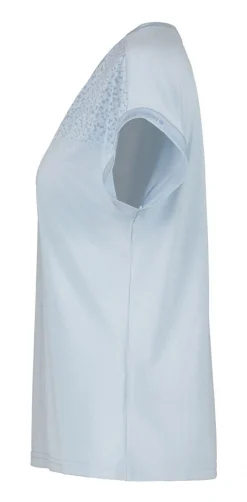T-Shirt Femme Brownfield Bleu Clair - Tee Shirt Mc | Icepeak