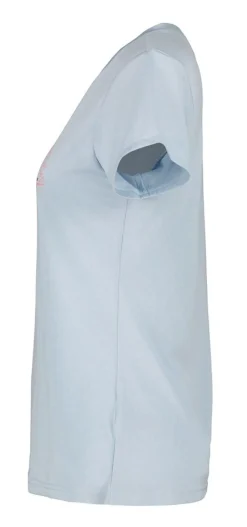 T-Shirt Femme Burnham Bleu Clair - Tee Shirt Mc | Icepeak