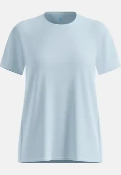 T-shirt Femme Cubic Light Baby Blue - Tee Shirt Mc | Odlo