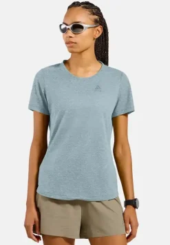T-Shirt Femme Essential Linencool Baby Blue - Tee Shirt Mc | Odlo