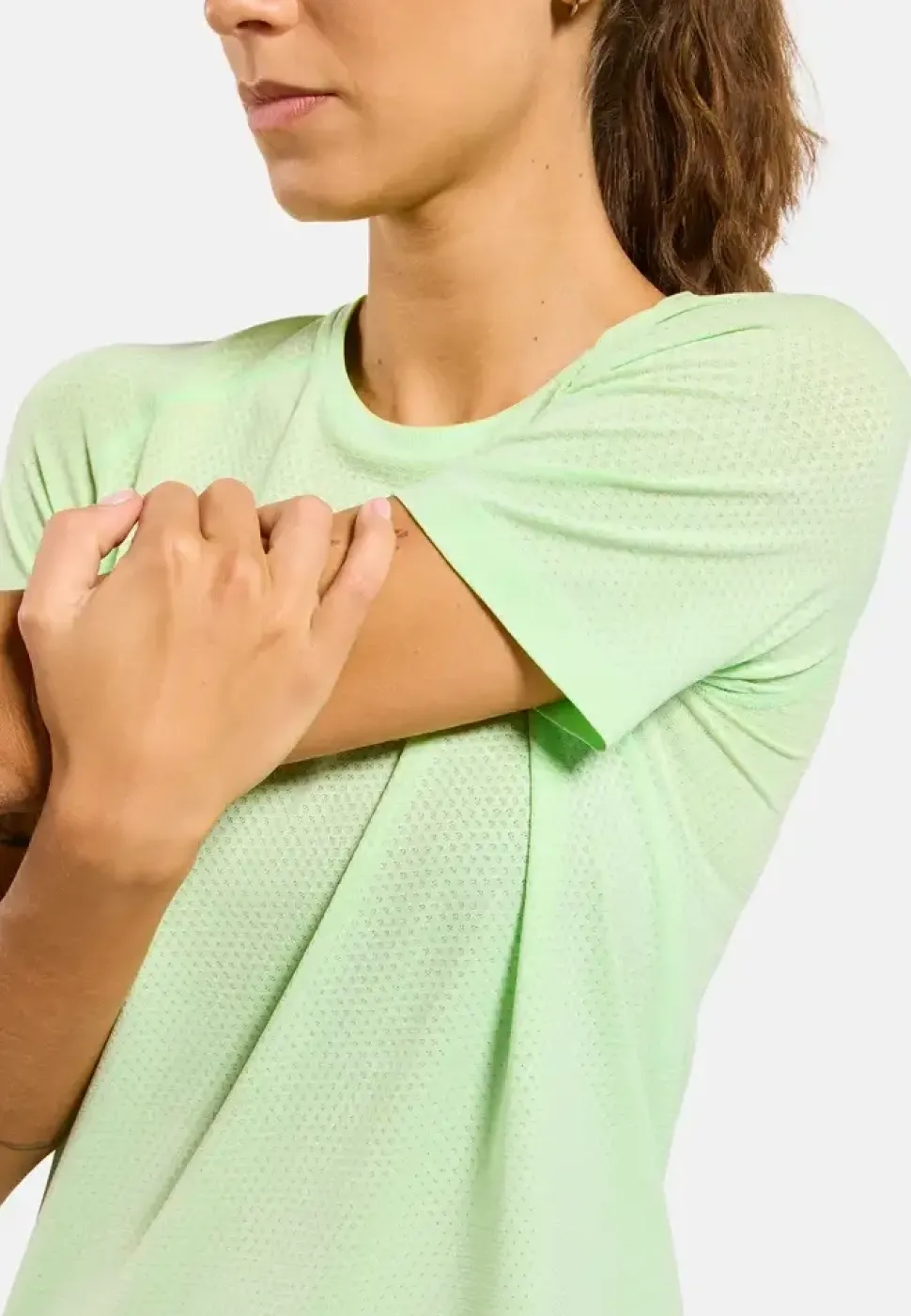 T-shirt Femme Essential Seamless Ambrosia - Tee Shirt Mc | Odlo