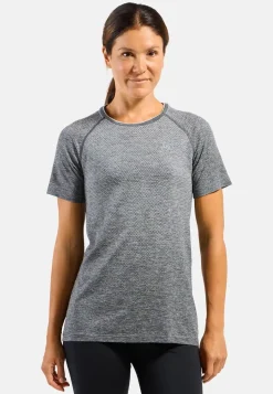 T-shirt Femme Essential Seamless Stone Grey Melange | Odlo