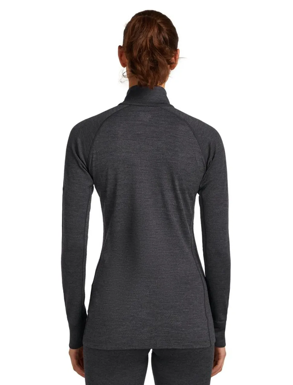 T-Shirt Femme Mer 260 Zoneknit Half Zip Jet Heather