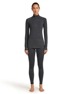T-Shirt Femme Mer 260 Zoneknit Half Zip Jet Heather