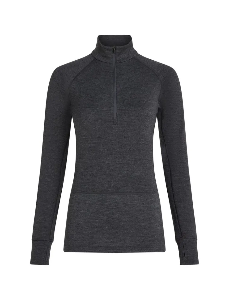 T-Shirt Femme Mer 260 Zoneknit Half Zip Jet Heather