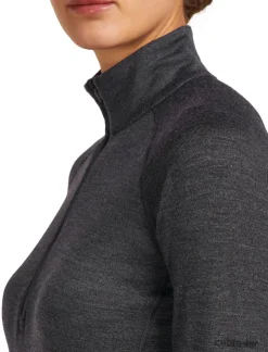 T-Shirt Femme Mer 260 Zoneknit Half Zip Jet Heather