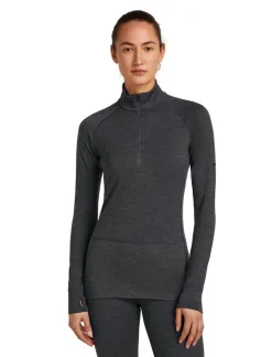 T-Shirt Femme Mer 260 Zoneknit Half Zip Jet Heather