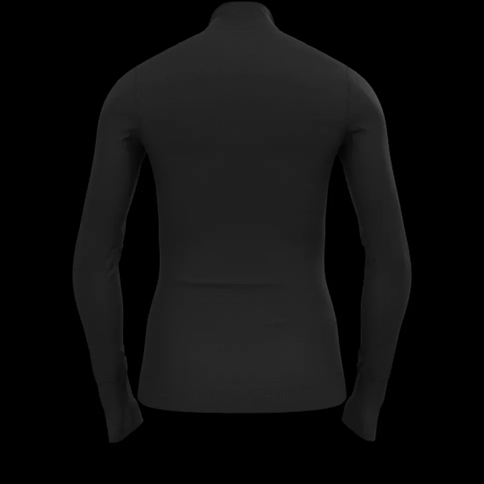 T-shirt Femme Merino 200 Bl Half Zip Black - Tee Shirt | Odlo
