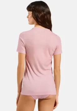 T-Shirt Femme Merino 160 Hyper Pink - Tee Shirt Mc | Odlo