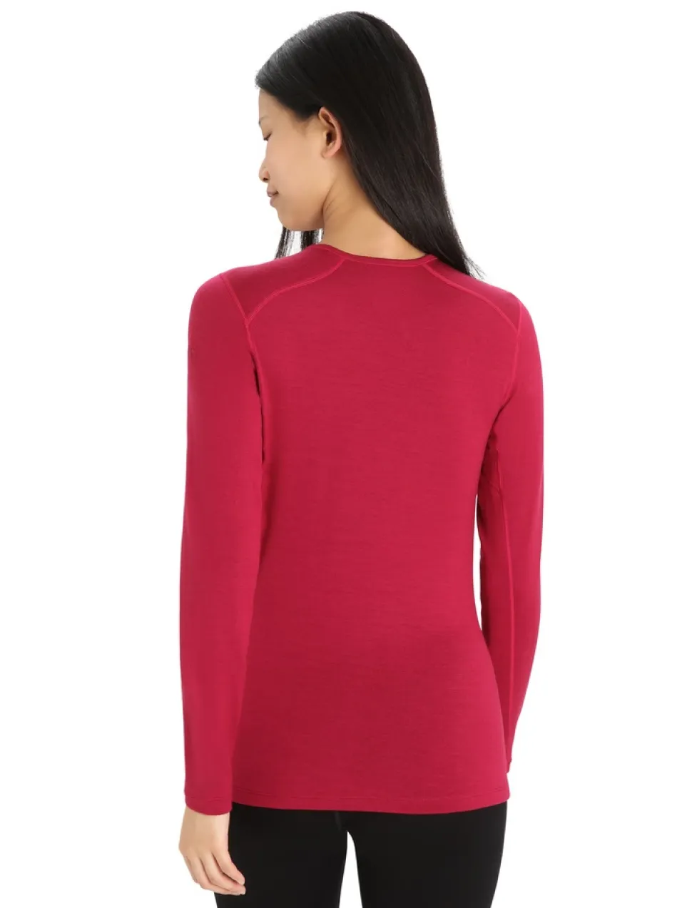 T-shirt Femme Ml 260 Tech Crewe Cherry - Tee Shirt Ml | Icebreaker
