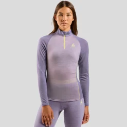 T-shirt Femme Natural Performance 150 Turtle Neck Misty | Odlo