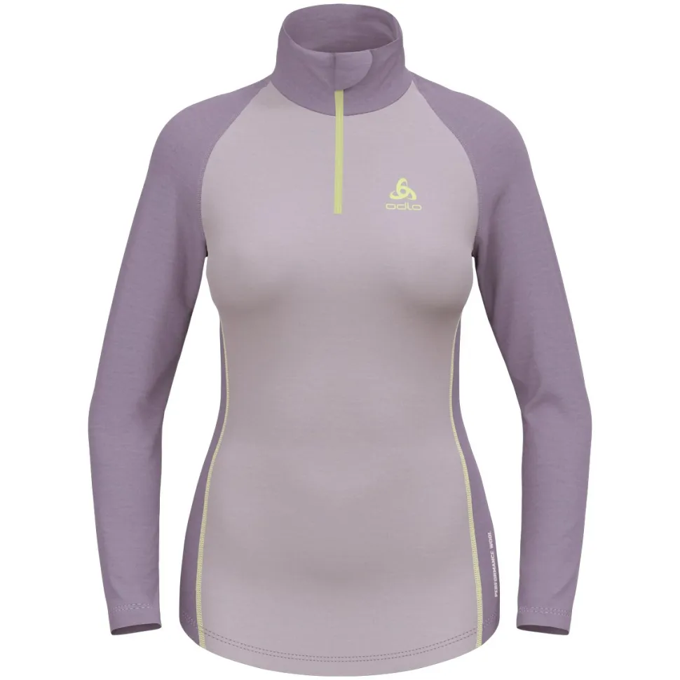 T-shirt Femme Natural Performance 150 Turtle Neck Misty | Odlo