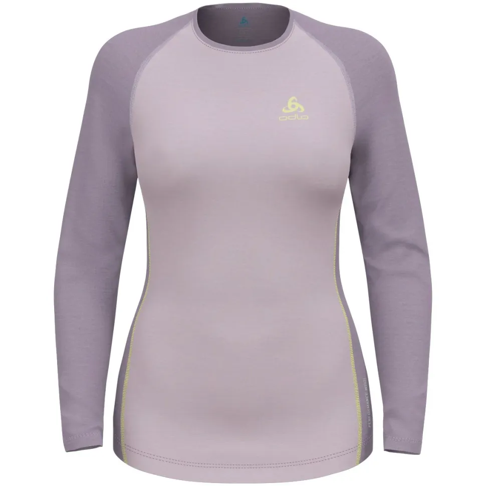 T-shirt Femme Natural Performance 150 Misty Lilac Gray | Odlo
