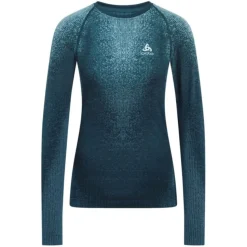 T-shirt Femme Performance Warm Blackcomb Provincial Blue | Odlo