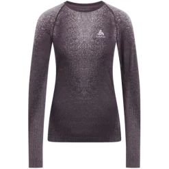 T-shirt Femme Performance Warm Blackcomb Gray Ridge | Odlo