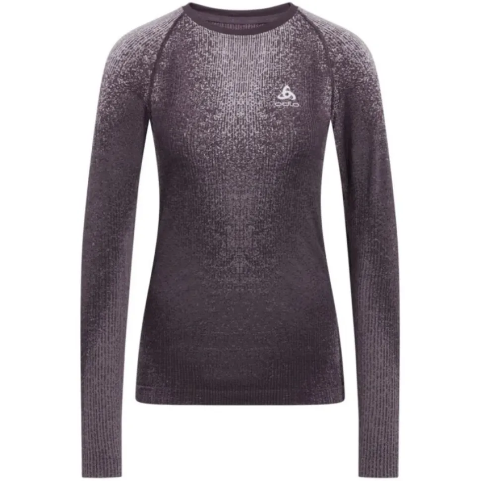 T-shirt Femme Performance Warm Blackcomb Gray Ridge | Odlo