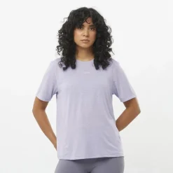 T-shirt Femme Shkout Core Cosmic Sky - Tee Shirt Mc | Salomon