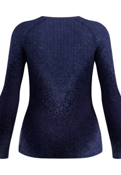 T-shirt Femme Top Crew Performance Warm Blackcomb Skipper Blue