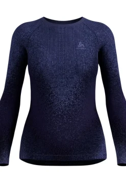T-shirt Femme Top Crew Performance Warm Blackcomb Skipper Blue