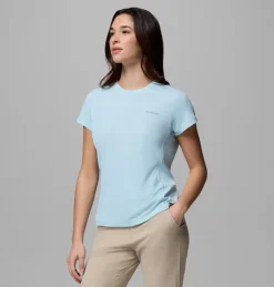 T-shirt Femme Zero Rules Light Crew Marine Light | Columbia Sportswear