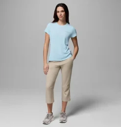 T-shirt Femme Zero Rules Light Crew Marine Light | Columbia Sportswear