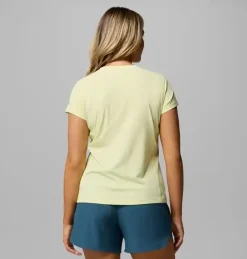 T-shirt Femme Zero Rules Light Citron Haze | Columbia Sportswear