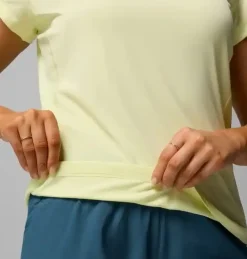 T-shirt Femme Zero Rules Light Citron Haze | Columbia Sportswear