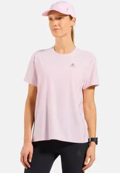 T-Shirt Femme Zeroweight Chill-tec Hyper Pink - Tee Shirt Mc | Odlo
